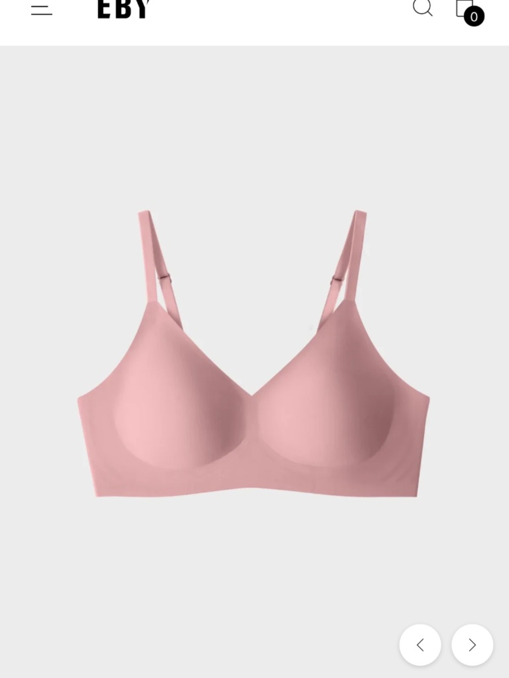 Eby Pink Bra